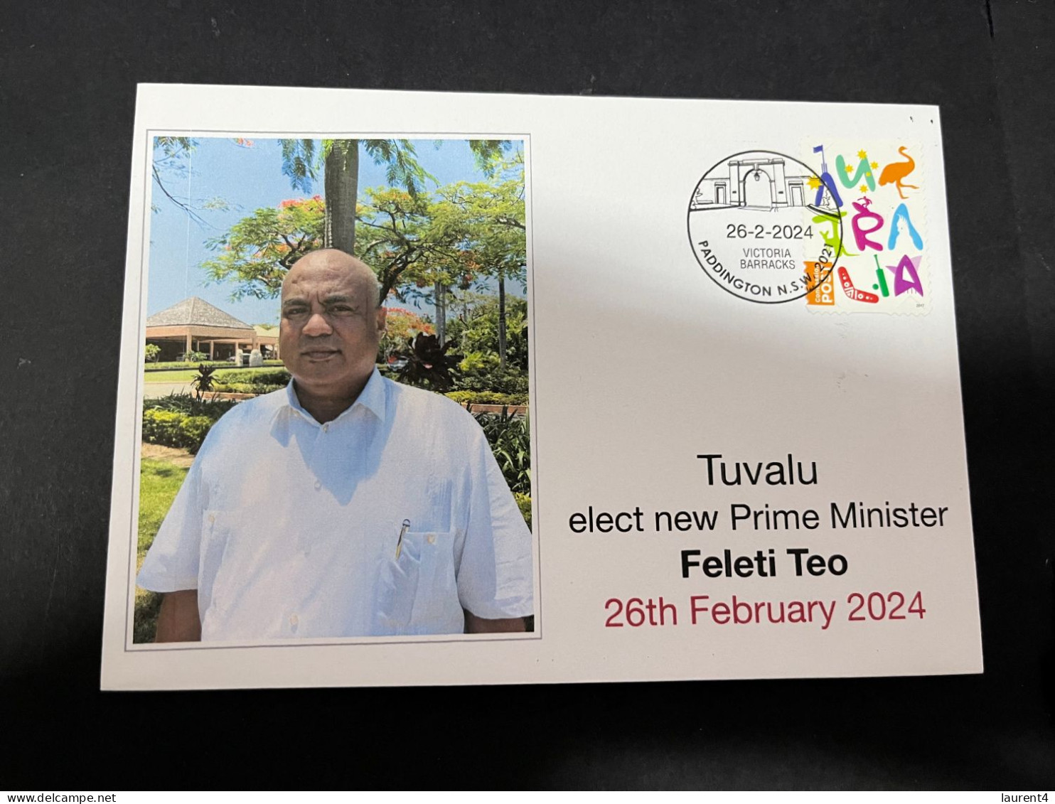 29-2-2024 (1 Y 33) Tuvalu Elect New Prime Minister - Feleti Teo (26-2-2024) - Tuvalu (fr. Elliceinseln)