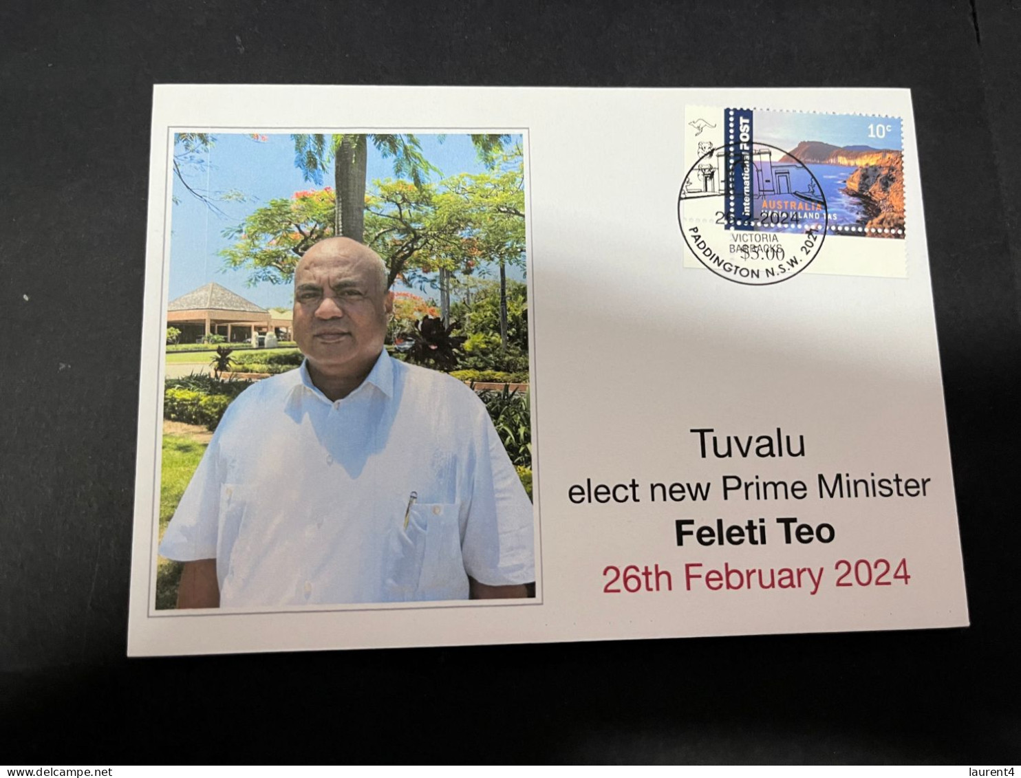 29-2-2024 (1 Y 33) Tuvalu Elect New Prime Minister - Feleti Teo (26-2-2024) - Tuvalu