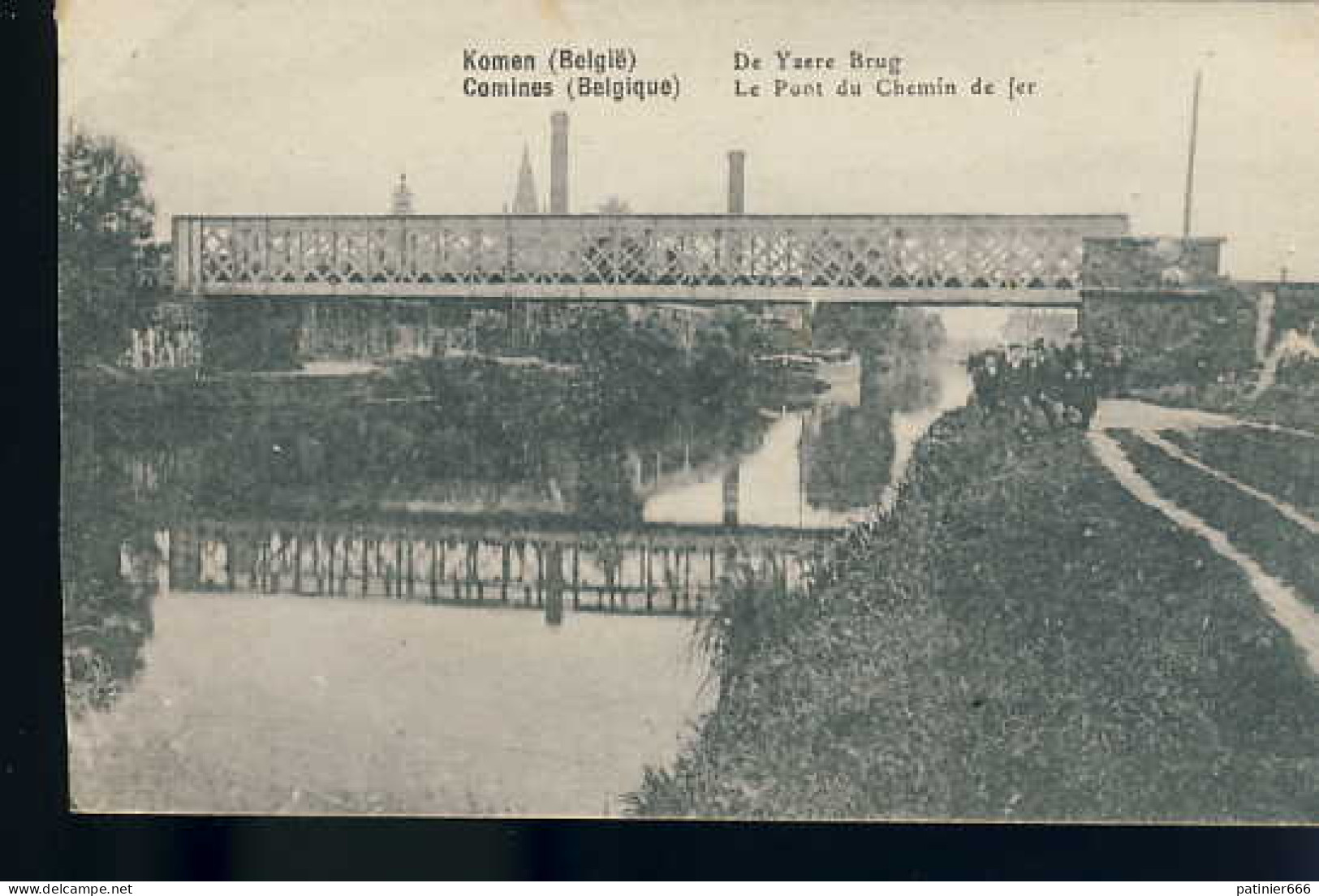 Comines Le Pont Du Chemin De Fer - Komen-Waasten