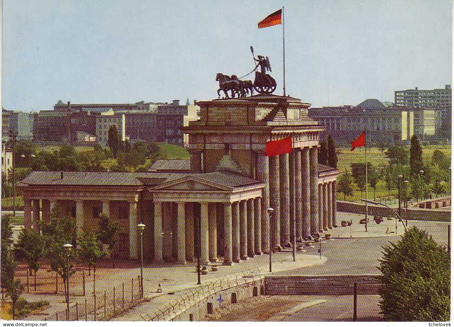 (99). Allemagne. Deutchland. Berlin. Brandenburger Tor Mit Mauer 1983. Mur De Berlin - Brandenburger Door