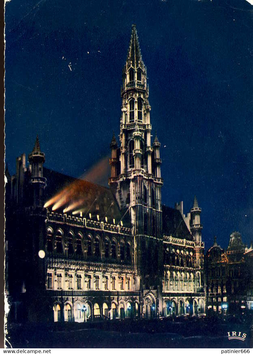 Bruxelles Hotel De Ville - Brüssel Bei Nacht