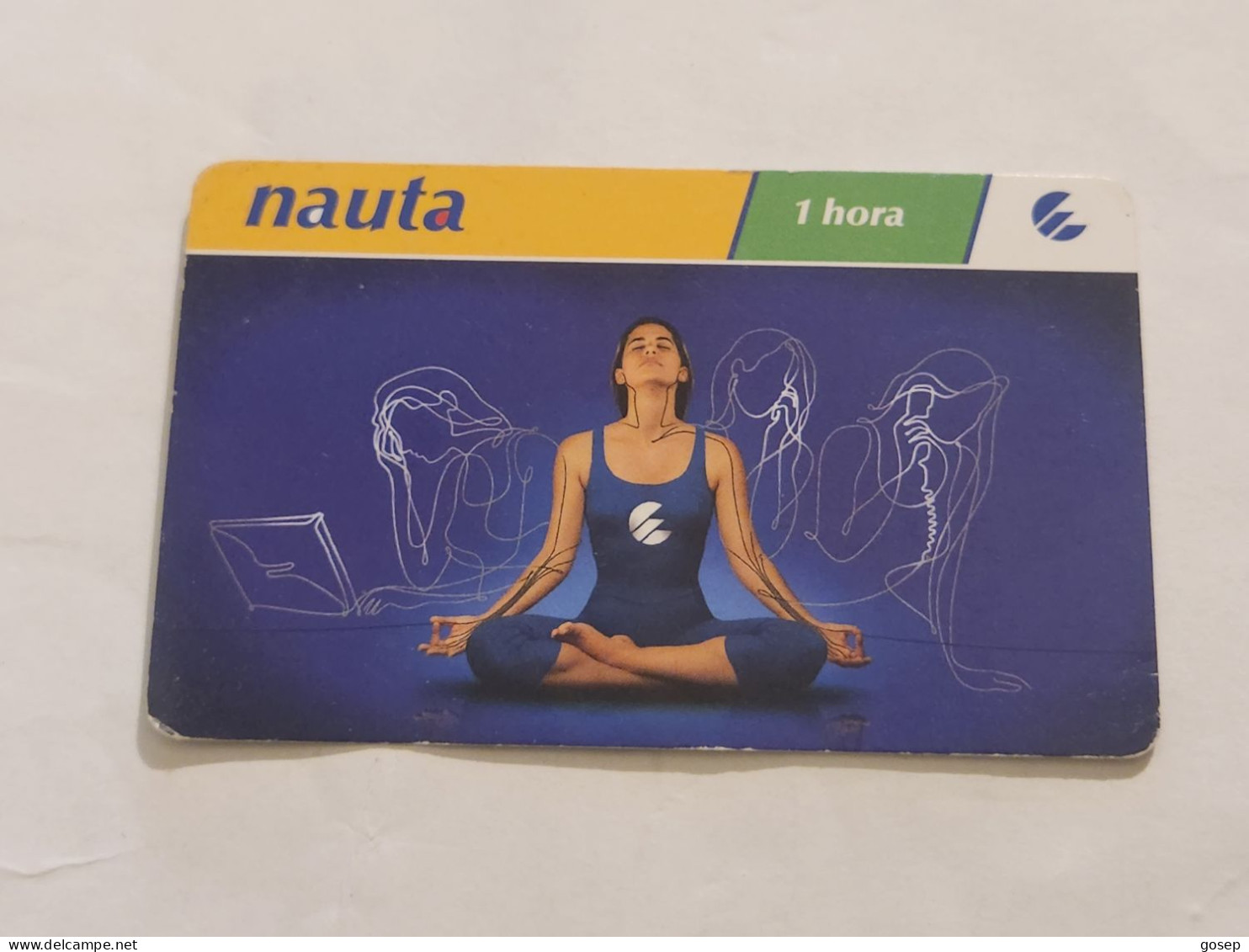 CUBA-(nauta-001)-YOGA WOMEN-(70)-(1hora)-(107172971193)-used Card+1card Prepiad Free - Kuba