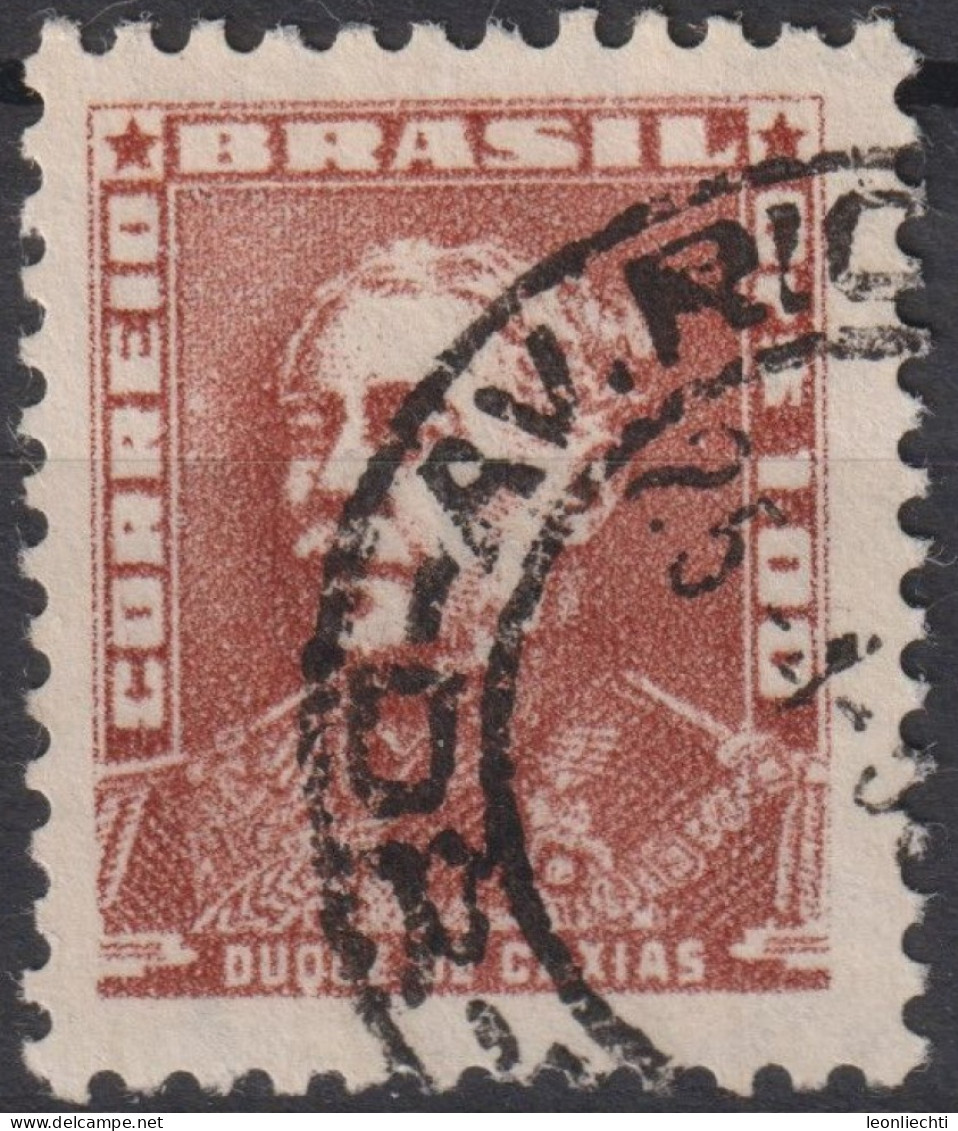 1961 Brasilien ° Mi:BR 1009II, Sn:BR 930, Sg:BR 904a, RHM:BR 515, Duke Of Caxias - Gebruikt