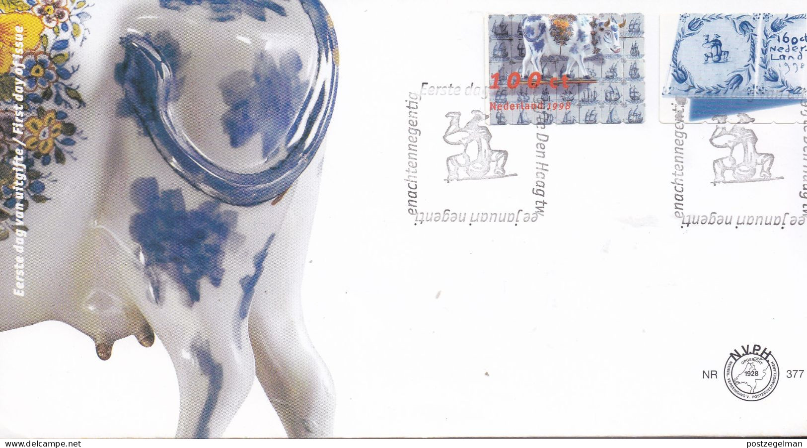 NEDERLAND, 1998, FDC E377, Priority Stamps,  Scan F2106 - Cartas & Documentos