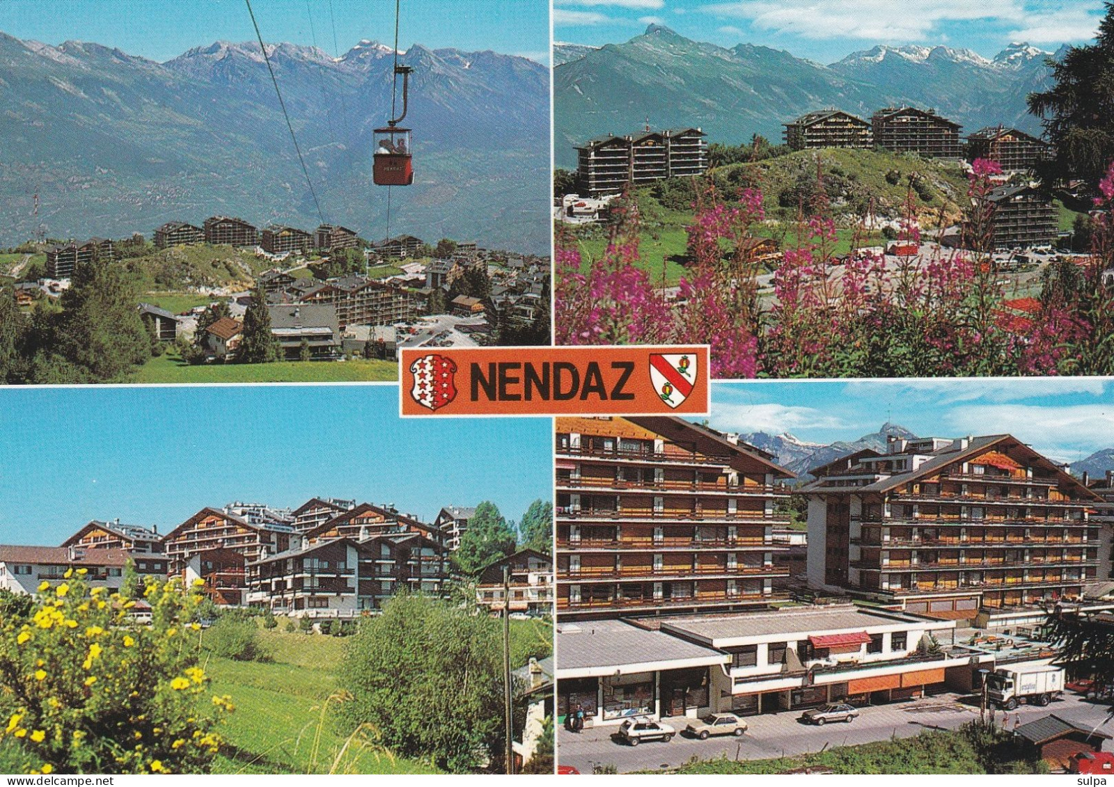 Nendaz, 4 Vues. Format 10 X 15 - Nendaz