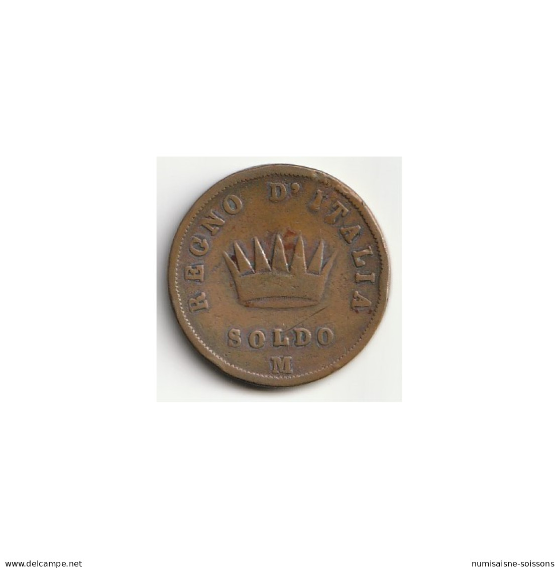 ITALIE - ROYAUME DE NAPOLÉON - KM 153 - 1 SOLDO 1813 - MILAN - 2EME TYPE - TB - Venezia