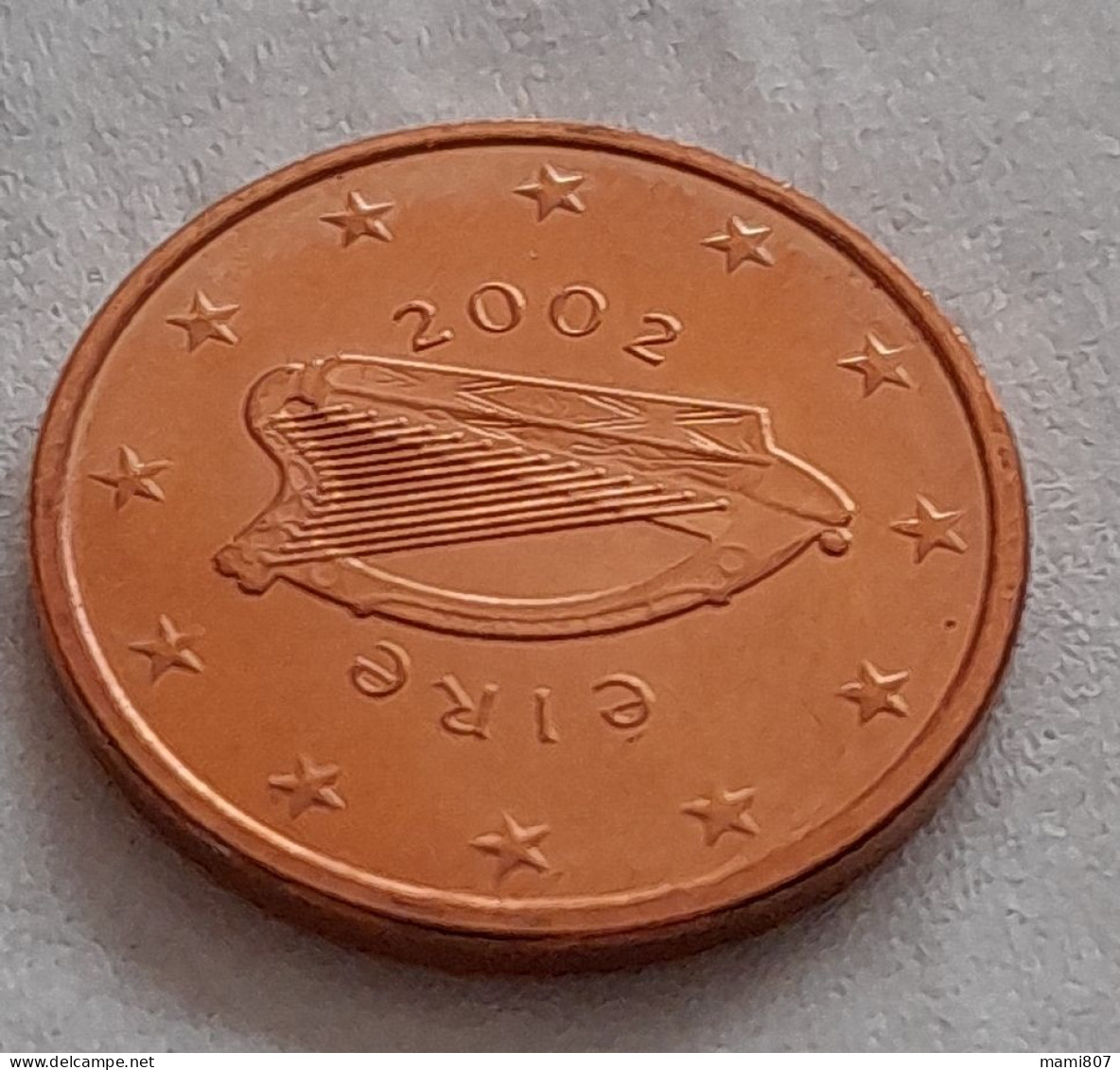 IRLANDE - 5 Cme EURO 2002 - SUP - Irlanda