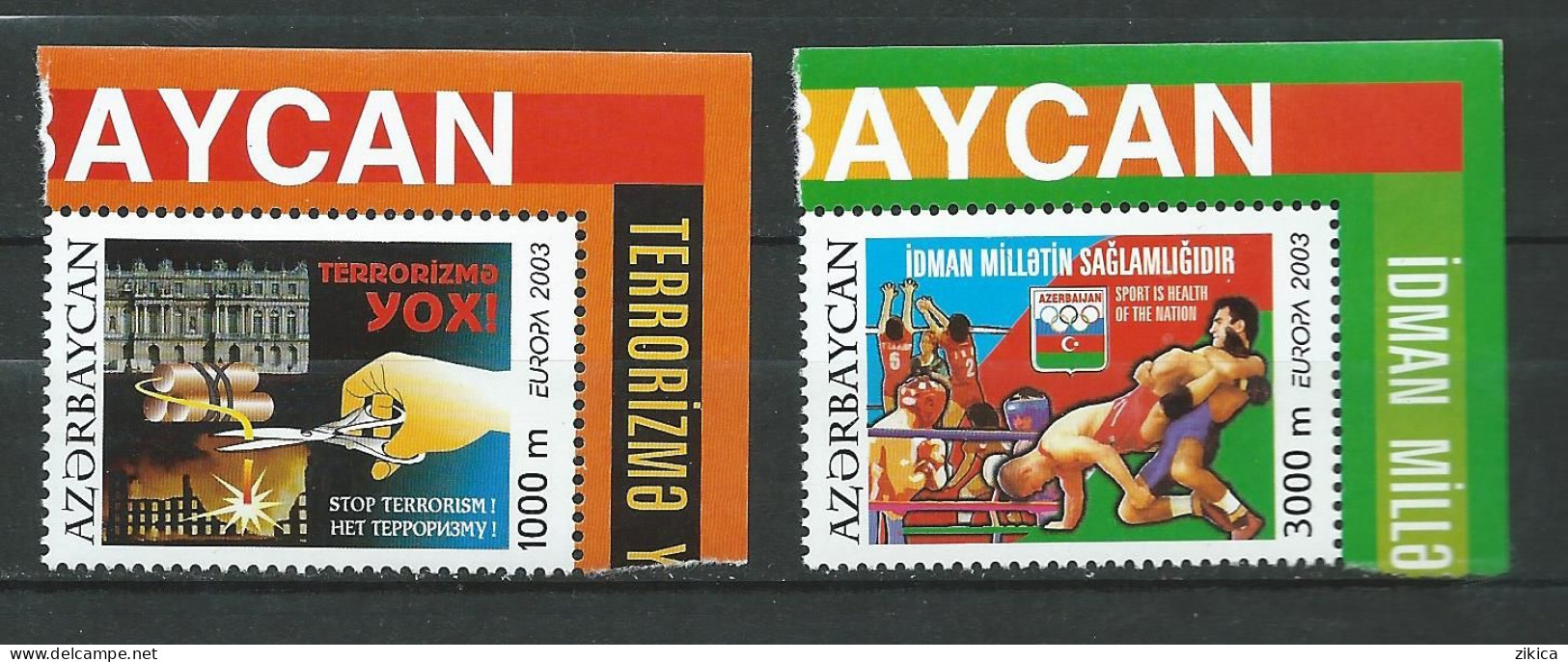 Azerbaijan - 2003 EUROPA Stamps - Poster Art  MNH** - Aserbaidschan