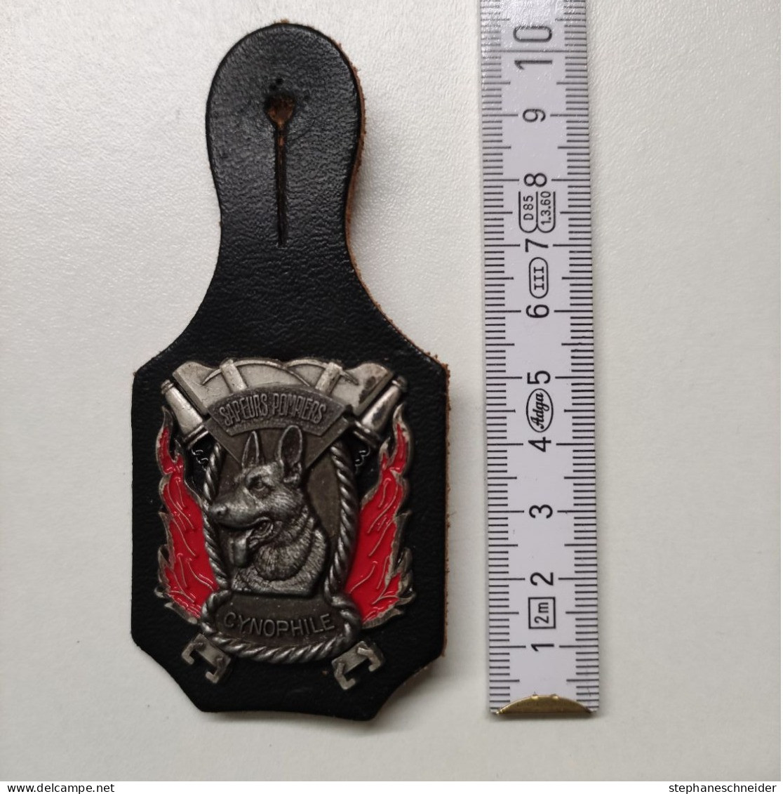 MEDAILLE ECUSSON POLICE GENDARMERIE PATCH BADGE CANINE K9 -SAPEUR POMPIER SAPEURS POMPIERS CYNOPHYLE - Polizei