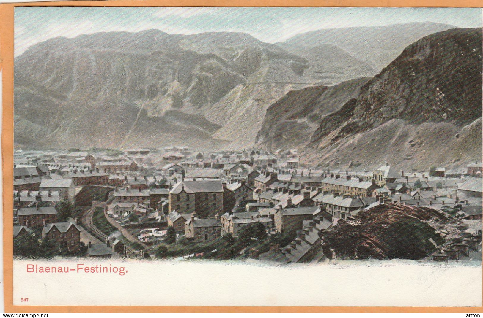 Blaenau Ffestiniog UK 1905 Postcard - Gwynedd