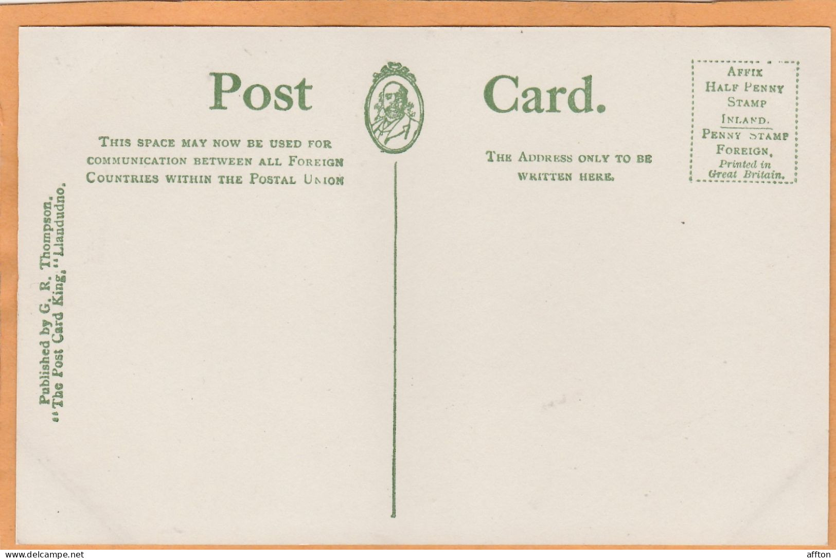 Llandudno UK 1906 Postcard - Caernarvonshire