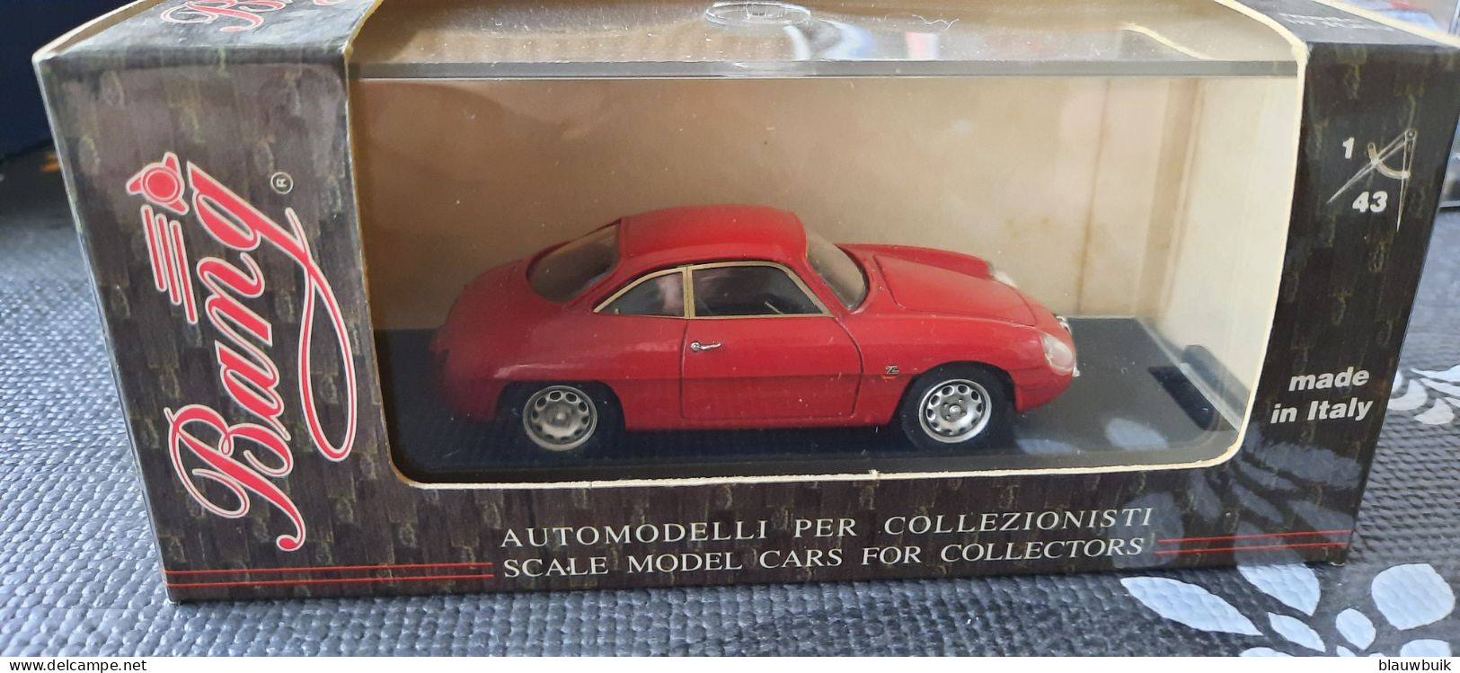 Bang Alfa Romeo Giulietta SZ 1960 - Bang