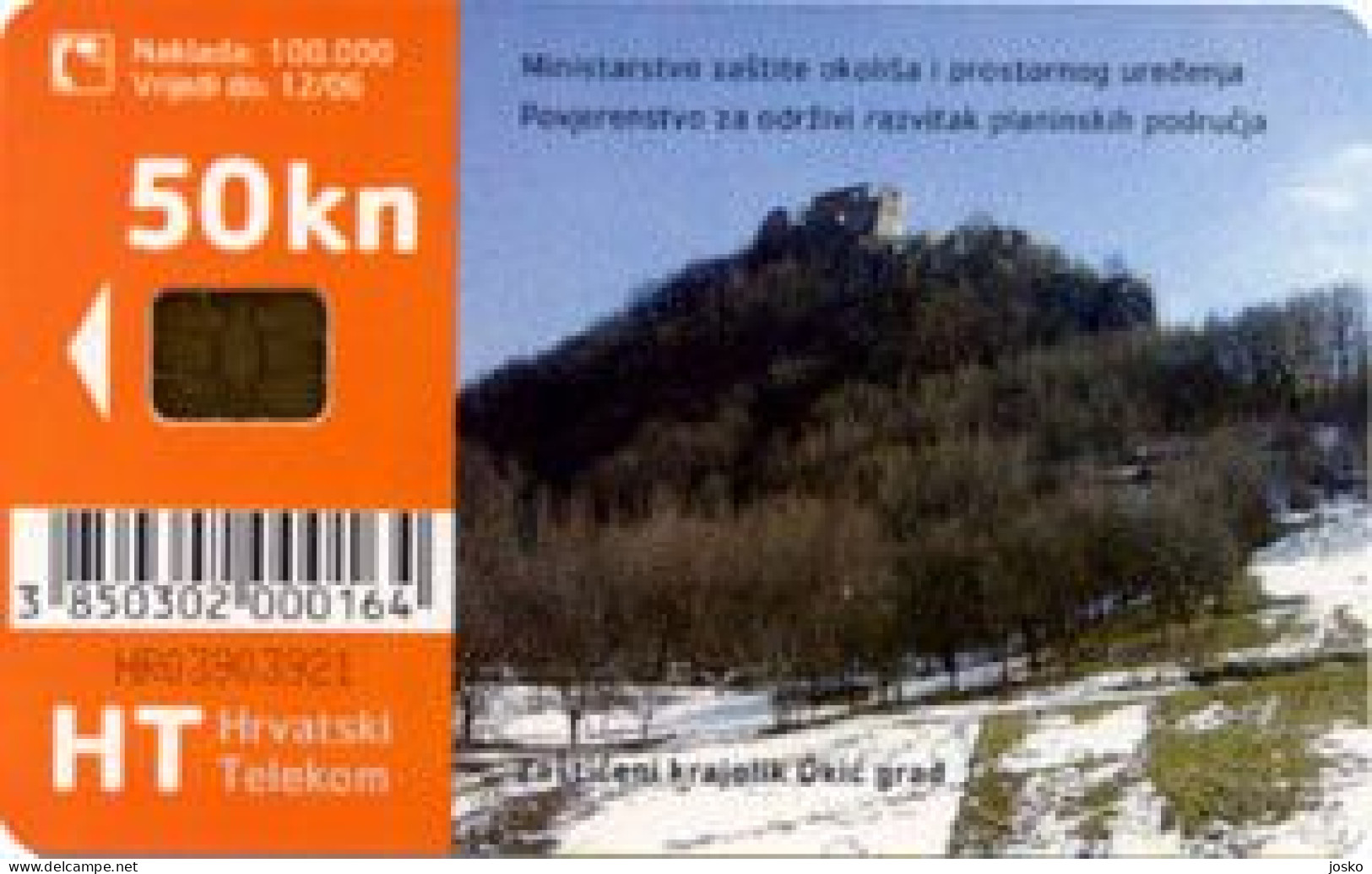 SIPACKI BREG (Croatia Old Card) Mountain Montagne Mountains Montagnes Berg Montagna Montana Snow Landscape Paysage - Landschappen