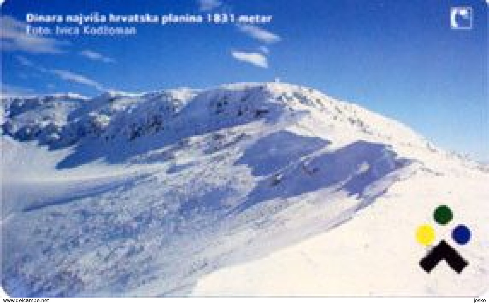 DINARA (Croatia Old Card) Mountain Montagne Mountains Montagnes Berg Montagna Montana Snow Landscape Paysage Landschaft - Paisajes