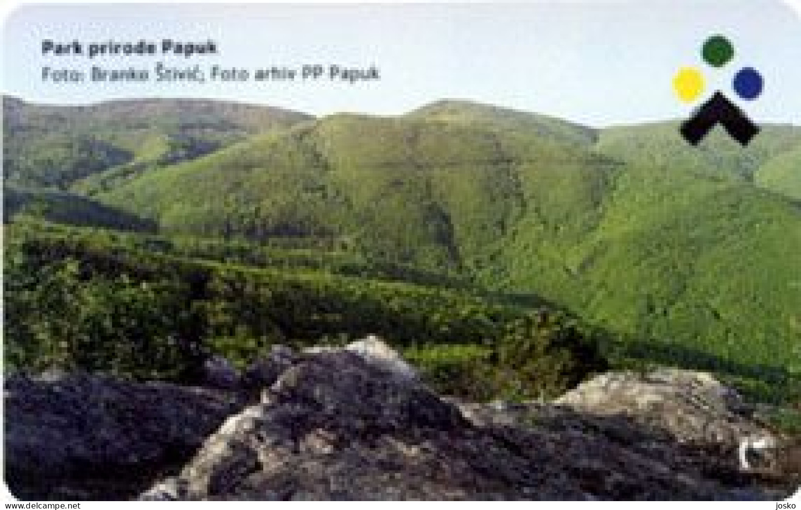 PARK PRIRODE PAPUK (Croatia Old Card) Mountain Montagne Mountains Montagnes Berg Montagna Montana Snow Landscape Paysage - Paysages