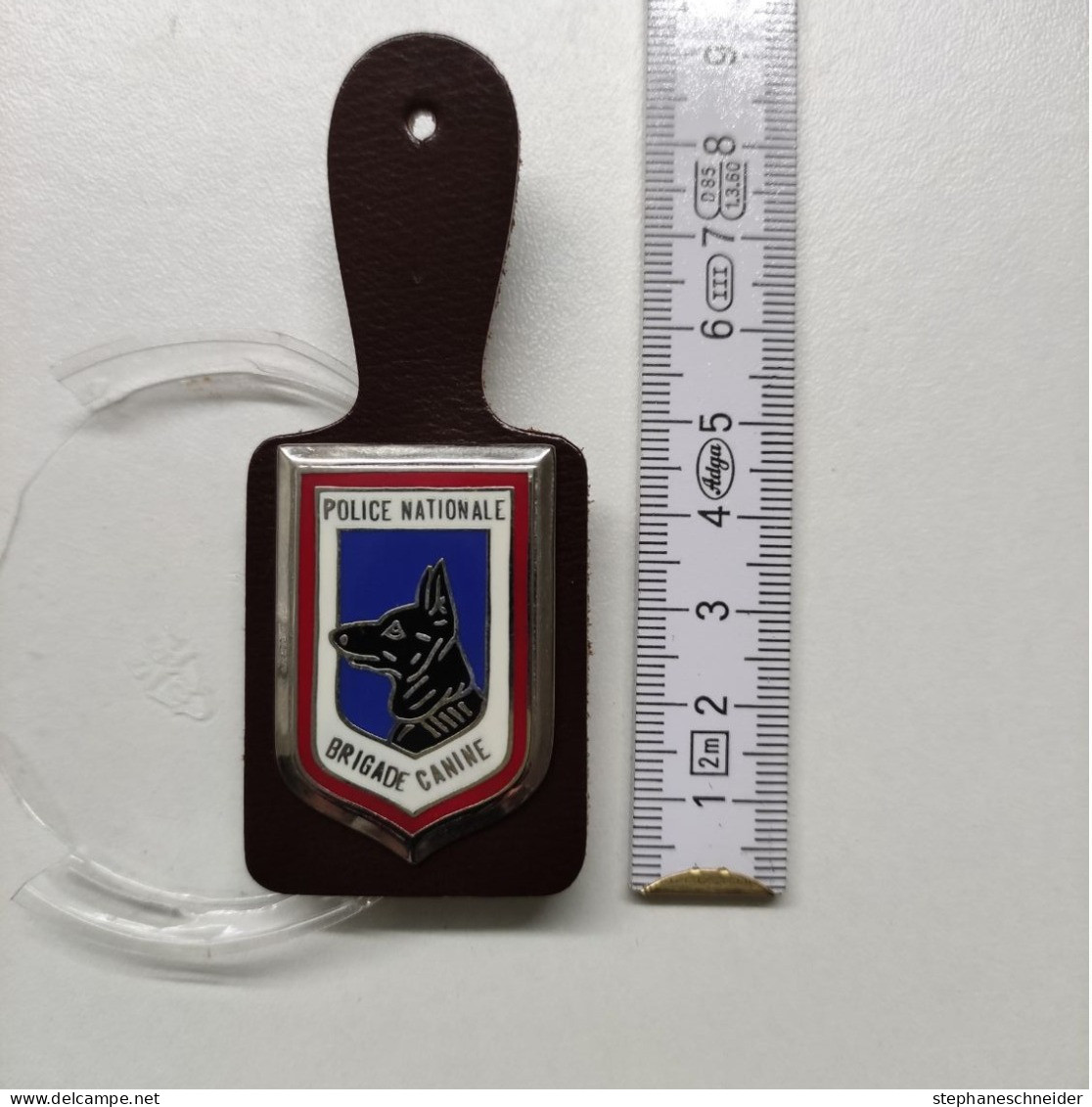 MEDAILLE ECUSSON POLICE GENDARMERIE PATCH BADGE CANINE K9 -POLICE NATIONALE BRIGADE CANINE - Polizei