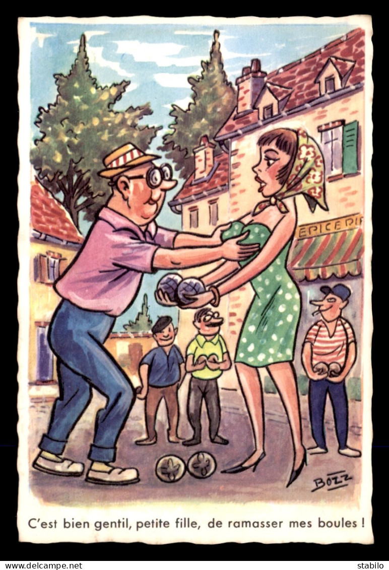 JEUX DE BOULES - ILLUSTRATEUR BOZZ - Regionale Spiele