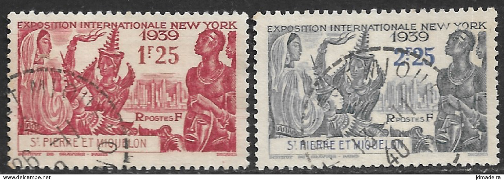 SAINT-PIERRE ET MIQUELON – 1939 International Exhibition Of New York Used Set - Gebraucht