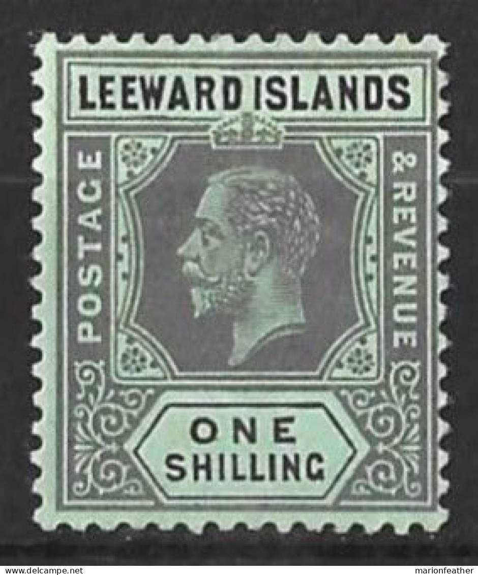 LEEWARD Is.....KING GEORGE V..(1910-36..).....1/-.....SG54......MH..... - Leeward  Islands