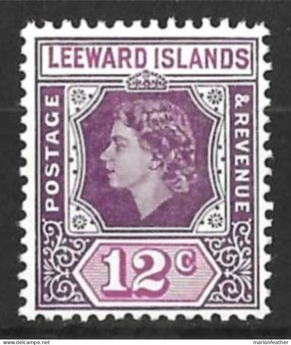 LEEWARD Is.....QUEEN ELIZABETH  II..(1952-22..).....12c.......SG134.........MH..... - Leeward  Islands