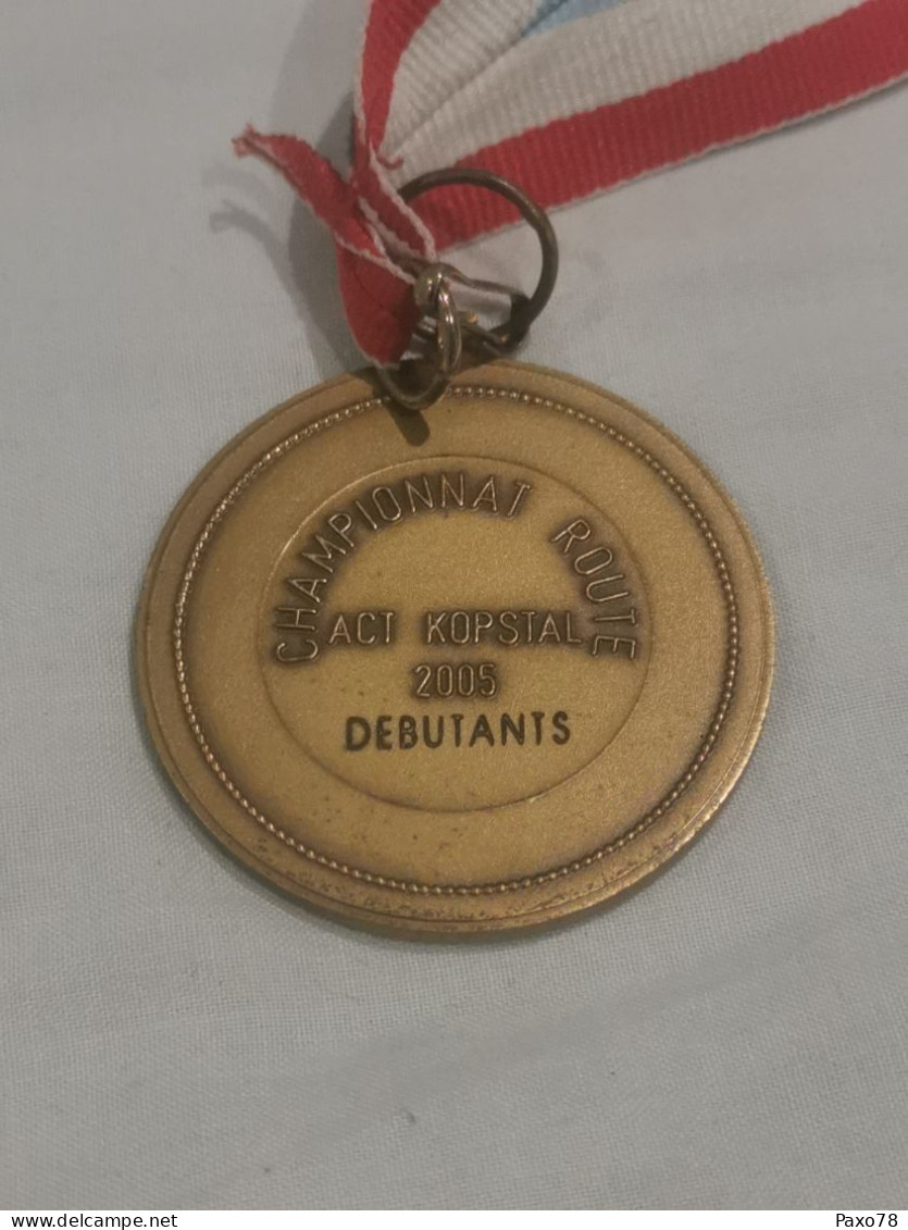 Luxembourg Médaille, FSCL, Championnat Route 2005, ACT Kopstal Débutants . Cyclisme - Sonstige & Ohne Zuordnung