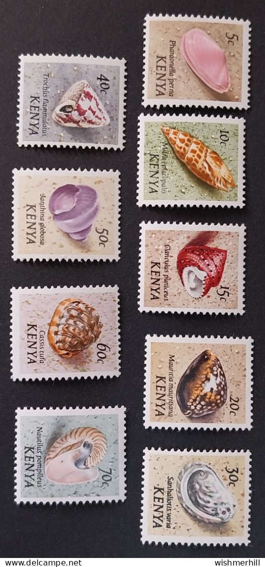 Coquillages Shells // Série Complète Neuve ** MNH ; Kenya YT 34/48 (1973) Cote 35 € - Kenya (1963-...)