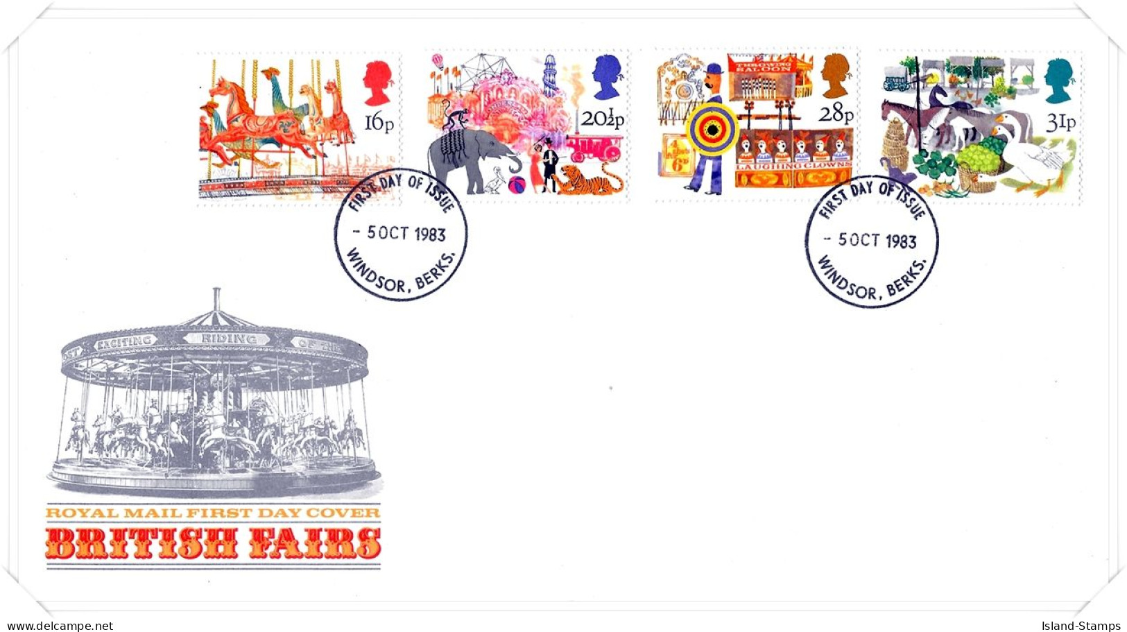 1983 Fairs Unaddressed FDC Tt - 1981-1990 Decimal Issues