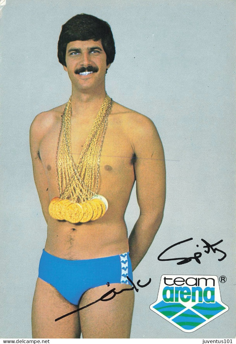 CPSM Mark Spitz-Beau Timbre     L2675 - Natation