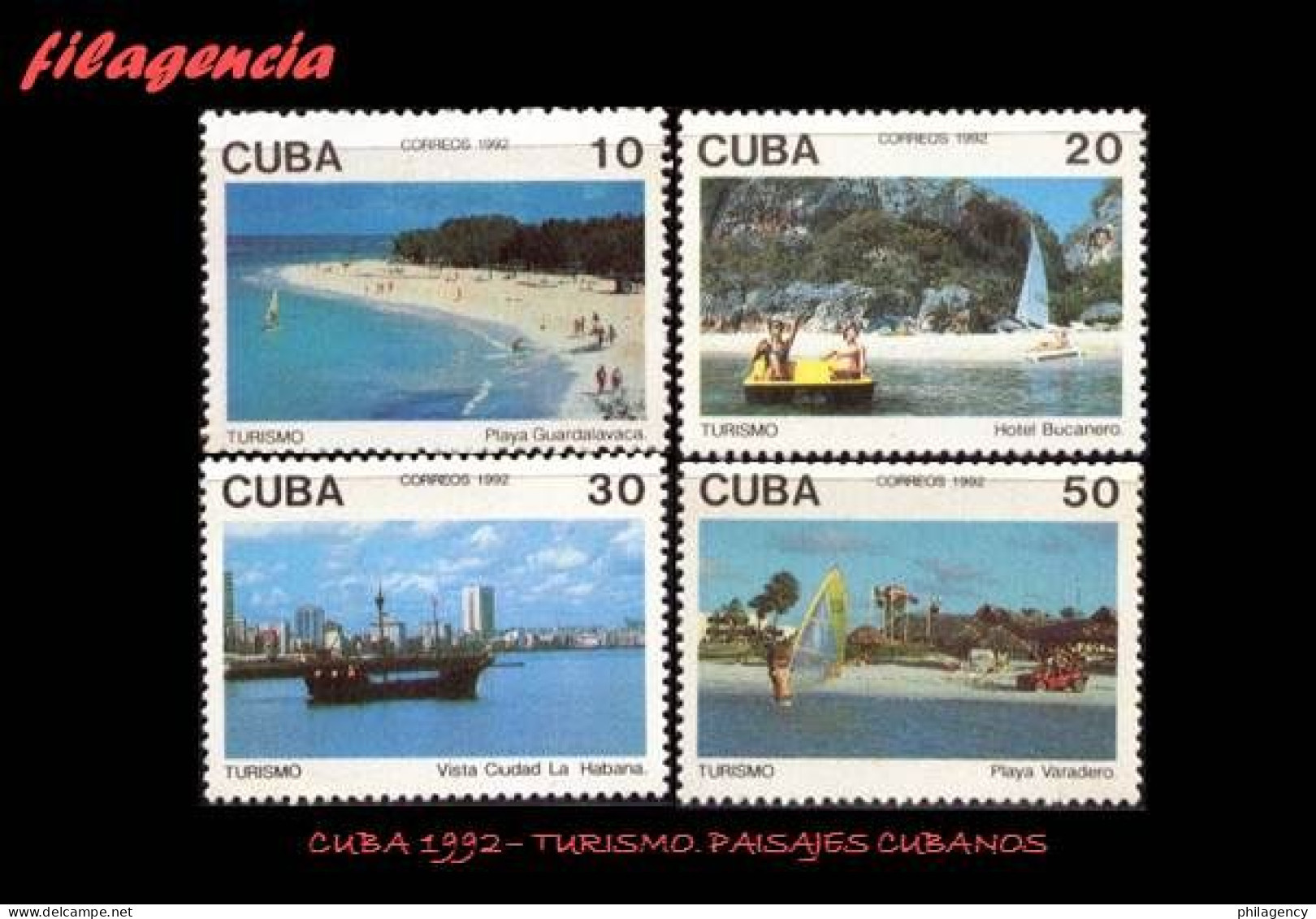 CUBA MINT. 1992-13 TURISMO. PAISAJES CUBANOS - Ongebruikt