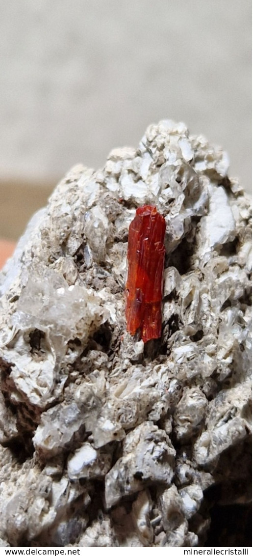 Realgar  Calcite Colemanite Cristallo Di Re Algar Provenienza Turchia Minerali  9,5 Cm 224  Gr - Minéraux