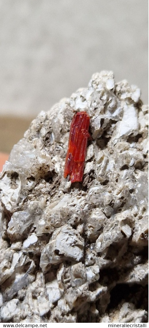 Realgar  Calcite Colemanite Cristallo Di Re Algar Provenienza Turchia Minerali  9,5 Cm 224  Gr - Mineralen