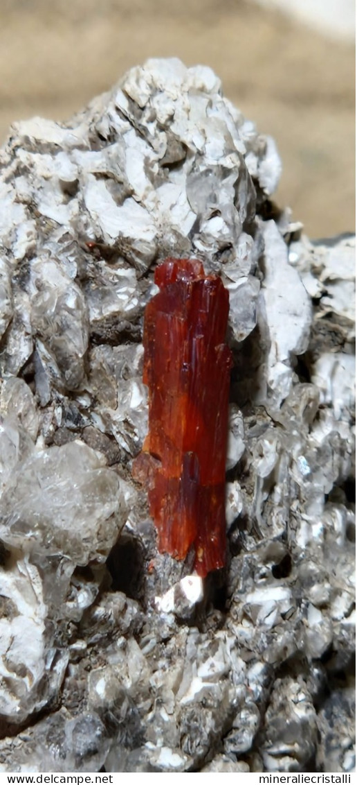 Realgar  Calcite Colemanite Cristallo Di Re Algar Provenienza Turchia Minerali  9,5 Cm 224  Gr - Minéraux