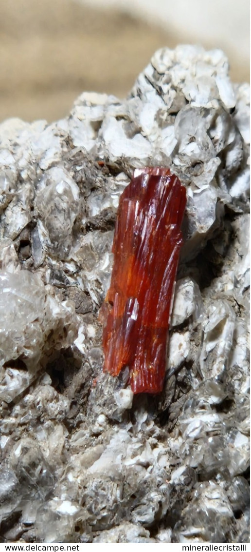 Realgar  Calcite Colemanite Cristallo Di Re Algar Provenienza Turchia Minerali  9,5 Cm 224  Gr - Minerals