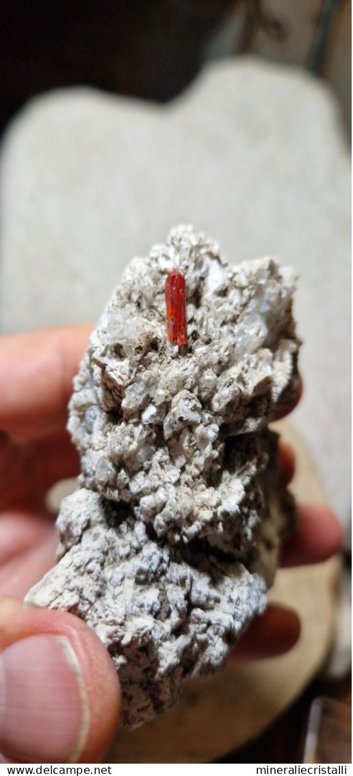 Realgar  calcite colemanite cristallo di re algar provenienza turchia minerali  9,5 cm 224  gr