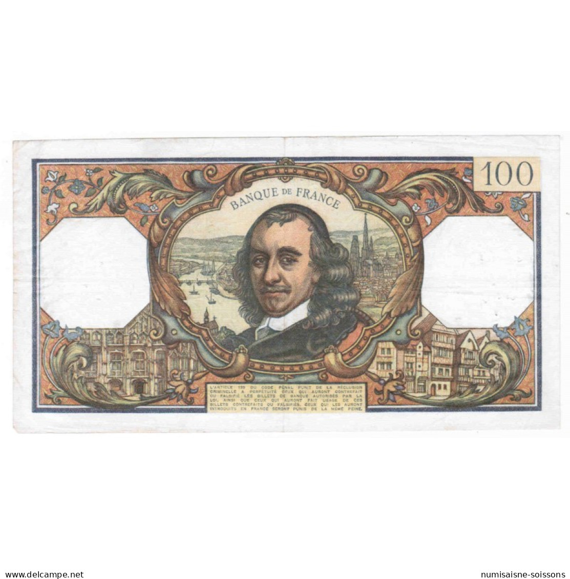 FAY 65/26 - 100 FRANCS 1969 - 03.04 - TYPE CORNEILLE - F.395 - TTB - 100 F 1964-1979 ''Corneille''