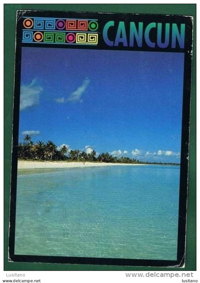 MEXICO - Cancun - Circulate With Stamps Timbre - México