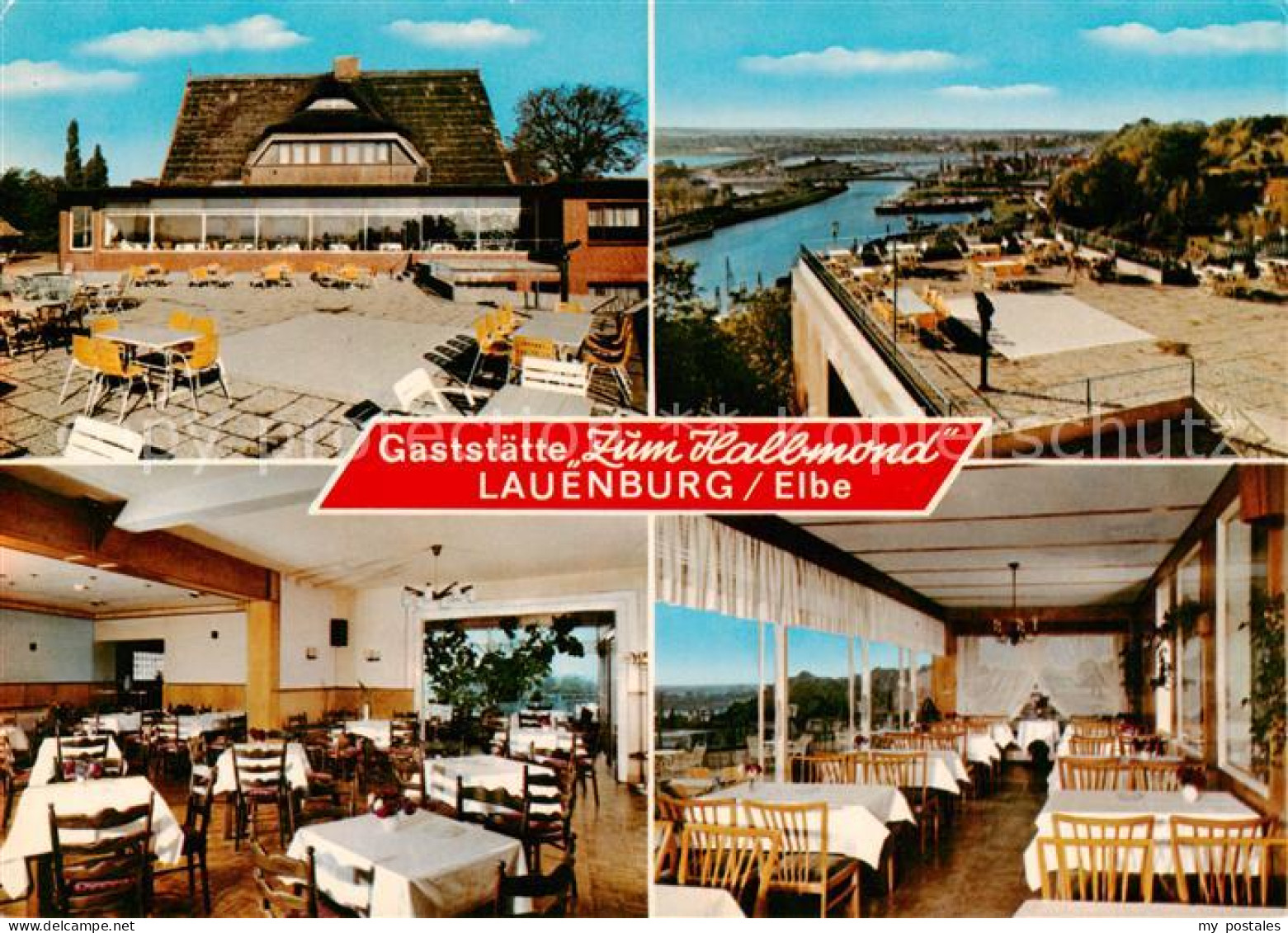 73845871 Lauenburg Elbe Hotel Restaurant Bundeskegelbahn Gaststaette Zum Halbmon - Lauenburg