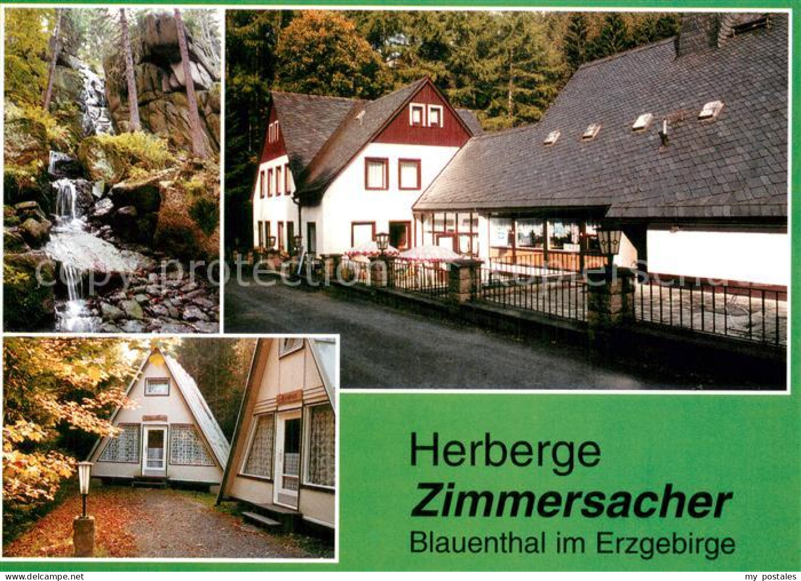 73741270 Blauenthal Erzgebirge Herberge Zimmersacher Wasserfall Blauenthal Erzge - Eibenstock