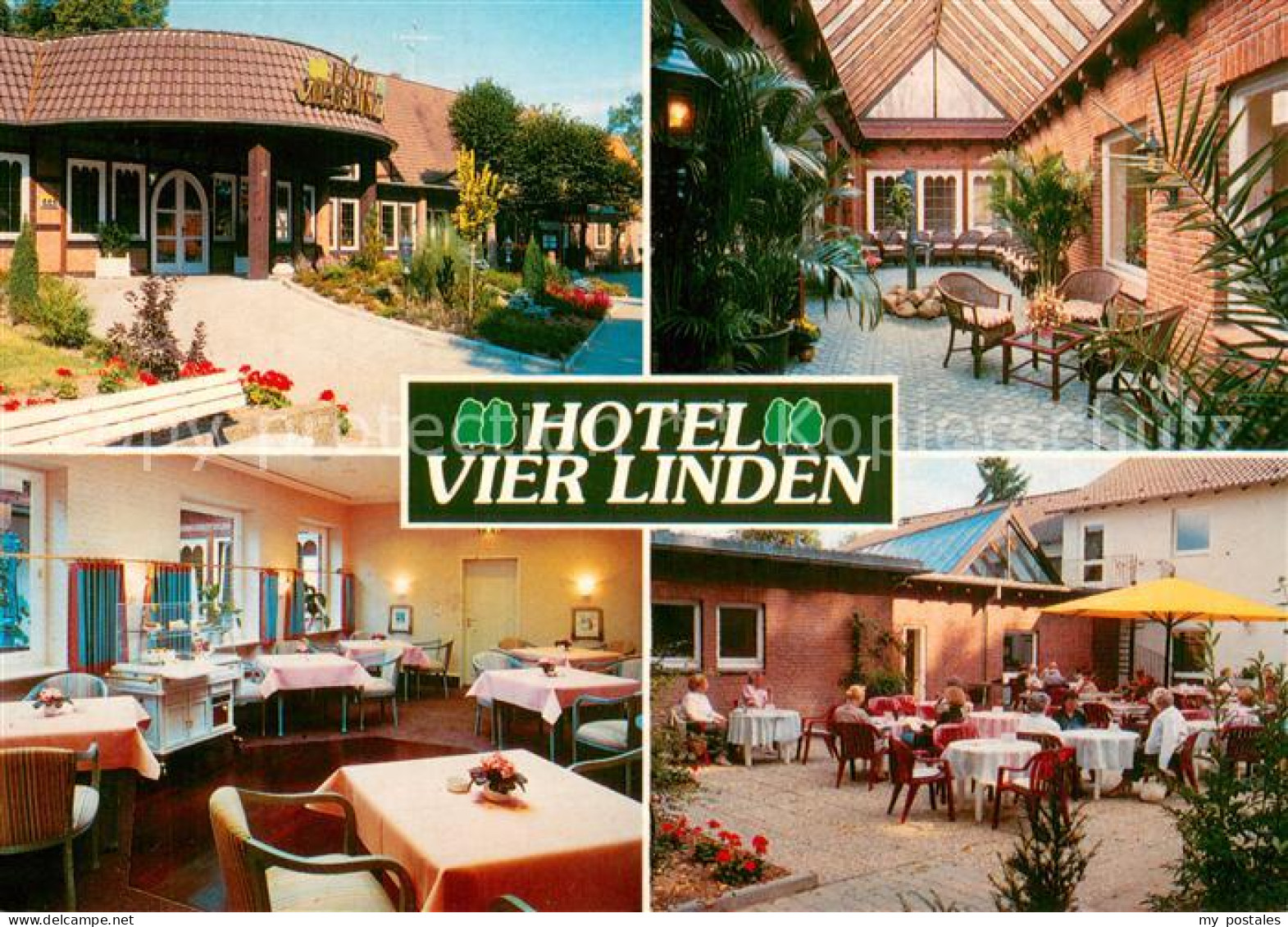 73720612 Medingen Bad Bevensen Hotel Vier Linden Restaurant Terrasse Medingen Ba - Bad Bevensen
