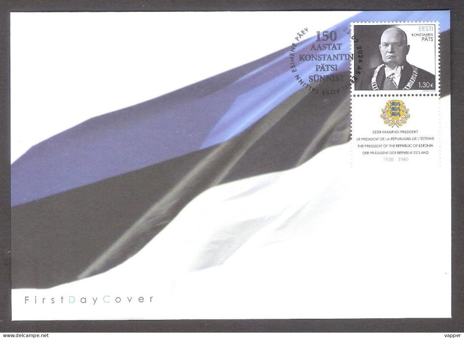 150th Konstantin Päts President Of Estonia 2024 Estonia MNH Stamp Sheet Of 10 Mi 1097 - Estland