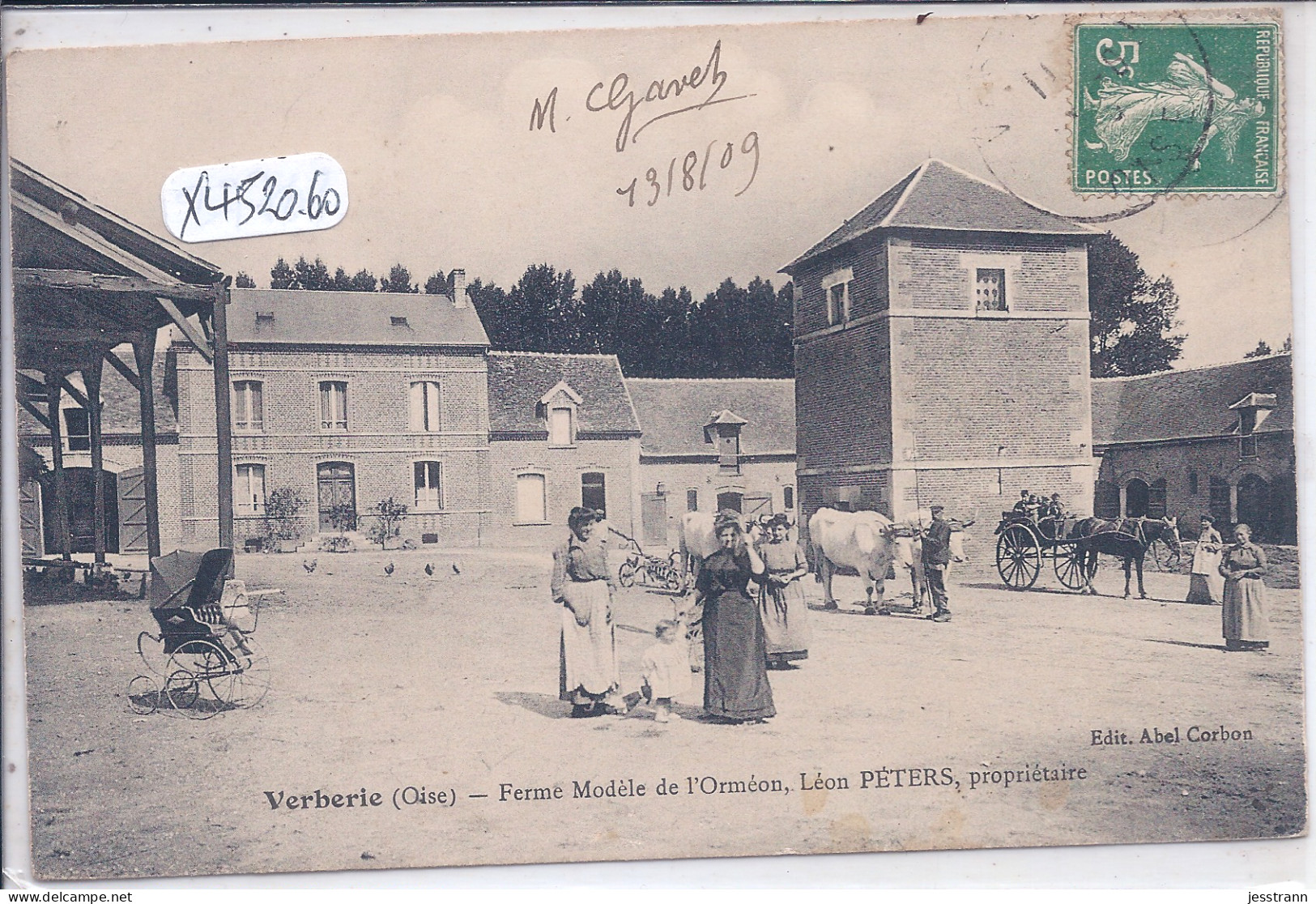 VERBERIE- FERME MODELE DE L ORMEON- LEON PETERS PROPRIETAIRE - Verberie