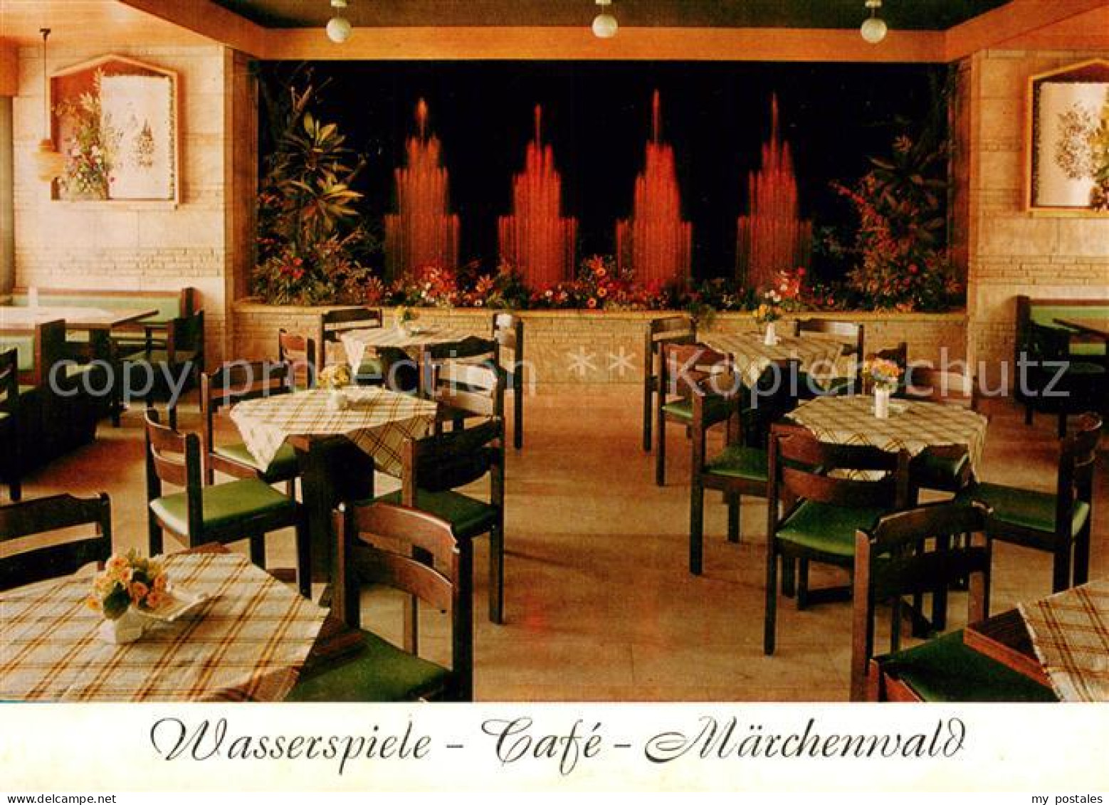 73720354 Sambachshof Wasserspiele Cafe Maerchenwald Sambachshof - Bad Koenigshofen