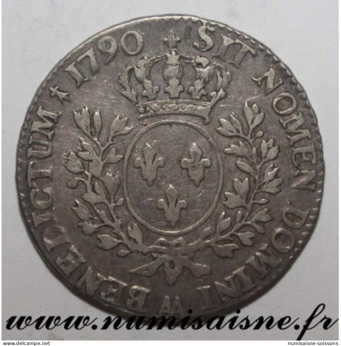 Gad 355 - LOUIS XVI - 1/2 ÉCU AUX BRANCHES D'OLIVIER - 1790 AA - Metz - TB/TTB - Autres & Non Classés