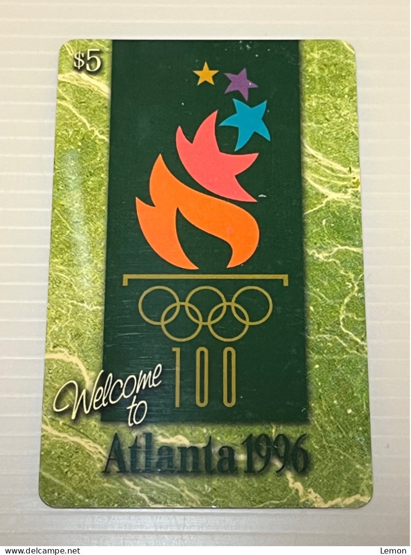 Mint USA UNITED STATES America Prepaid Telecard Phonecard, Welcome To Atlanta 1996 Olympic, Set Of 1 Mint Card - Sprint