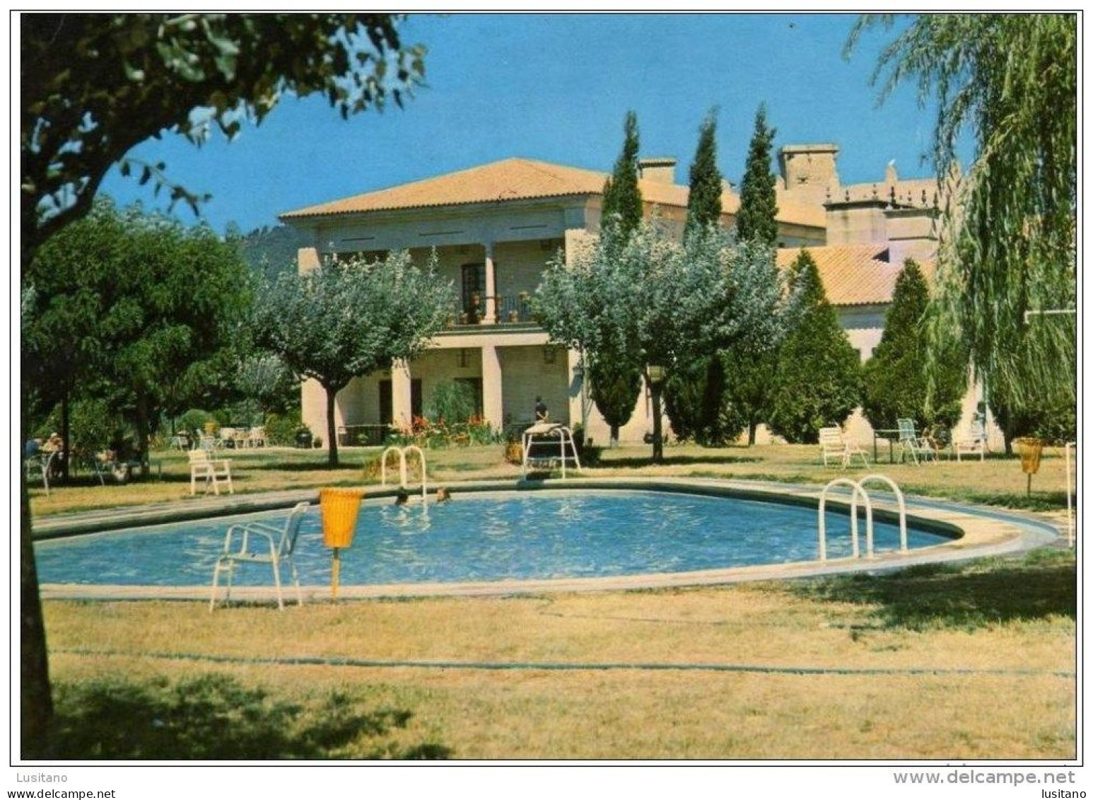 VERIN - ORENSE - PARADOR DE TURISMO MONTERREY - Piscine - Swimming Pool - ESPAÑA - (2 SCANS) - Orense