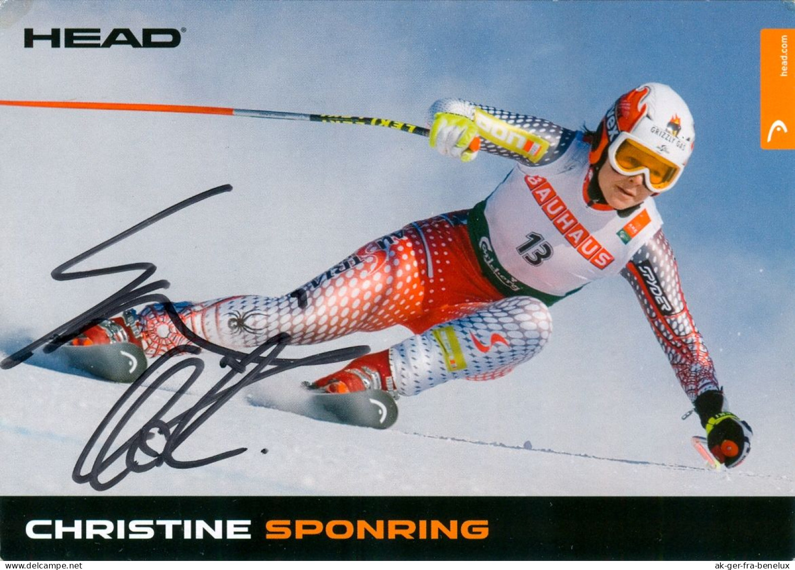 AK Ski Alpin Christine Sponring Schwaz In Tirol Weerberg Österreich Austria Autriche Olympia Olympionikin ÖSV FIS Schi - Sports D'hiver