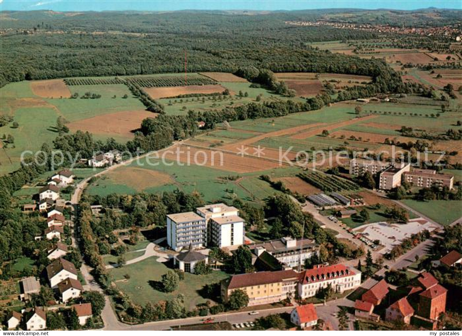 73719320 Mingolsheim Fliegeraufnahme Sanatorium St. Rochus Mingolsheim - Bad Schoenborn