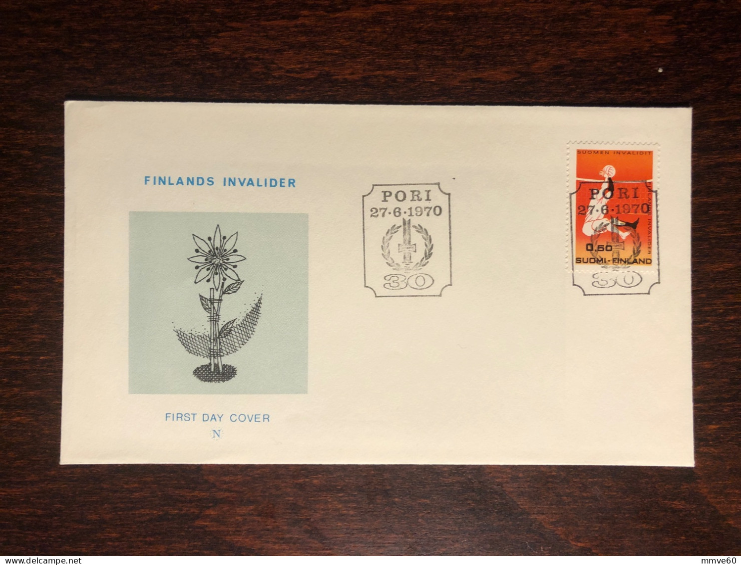 FINLAND FDC COVER 1970 YEAR DISABLED PEOPLE IN SPORTS HEALTH MEDICINE - Briefe U. Dokumente