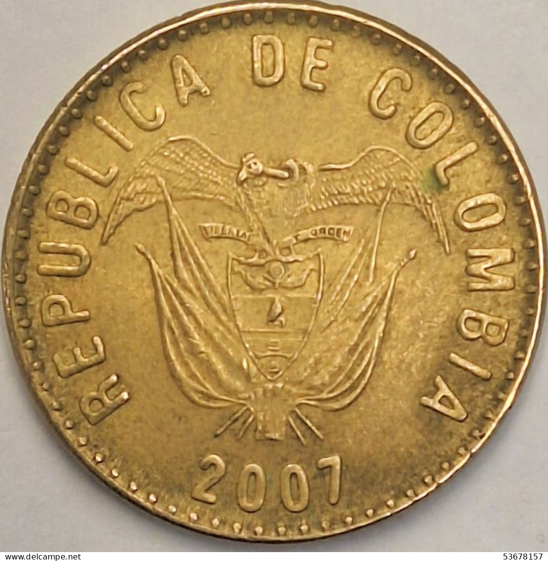 Colombia - 100 Pesos 2007, KM# 285.2 (#3500) - Colombie