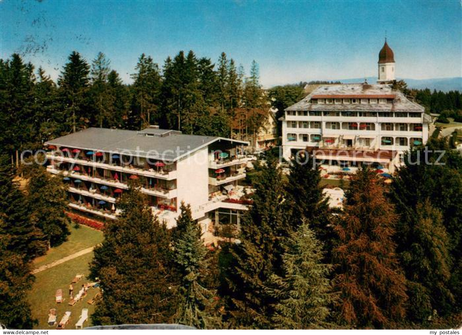 73719148 Hoechenschwand Kurhaus Hotel Und Sanatorium St Georg Fliegeraufnahme Ho - Hoechenschwand